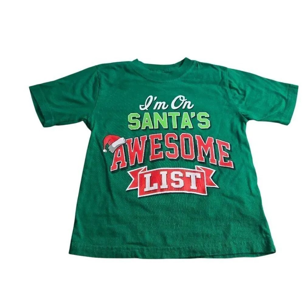 Holiday Time Im on Santa Awesome List shirt XS